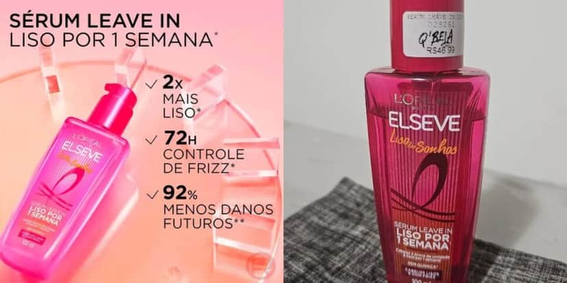 Sérum Leave In para alisar o cabelo e acabar com o frizz (Reprodução: Divulgação) Sérum Leave In para alisar o cabelo e acabar com o frizz (Reprodução: Divulgação)