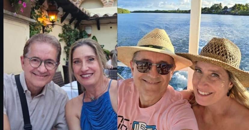Carlos Tramontina compartilhando momentos de viagens e lazer ao lado de sua esposa (Foto Reprodução/Instagram/@Carlos Tramontina) Carlos Tramontina compartilhando momentos de viagens e lazer ao lado de sua esposa (Foto Reprodução/Instagram/@Carlos Tramontina)