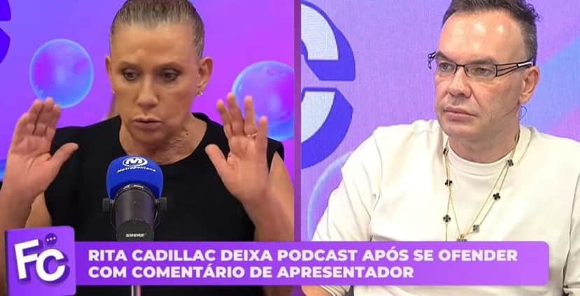 Rita Cadillac e Felipeh Campos (Foto: Reprodução / YouTube) Rita Cadillac e Felipeh Campos (Foto: Reprodução / YouTube)