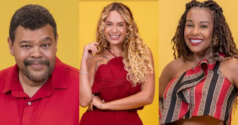 Babu, Sarah Andrade e Sol Vega estão no paredão do BBB26 (Foto: Reprodução/ Internet) Babu, Sarah Andrade e Sol Vega estão no paredão do BBB26 (Foto: Reprodução/ Internet)