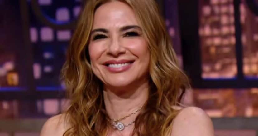 Luciana Gimenez no The Noite (Foto: Reprodução / SBT) Luciana Gimenez no The Noite (Foto: Reprodução / SBT)
