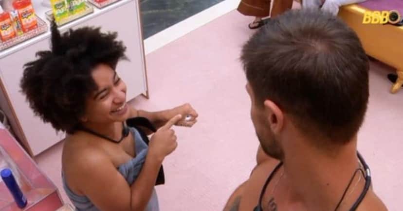 Milena e Jonas no BBB26 (Foto: Reproduções / Globo) Milena e Jonas no BBB26 (Foto: Reproduções / Globo)