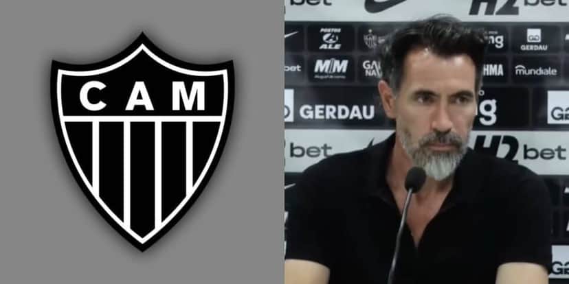 Eduardo Dominguez no Atlético-MG (Reprodução: Youtube/ Galo TV) Eduardo Dominguez no Atlético-MG (Reprodução: Youtube/ Galo TV)