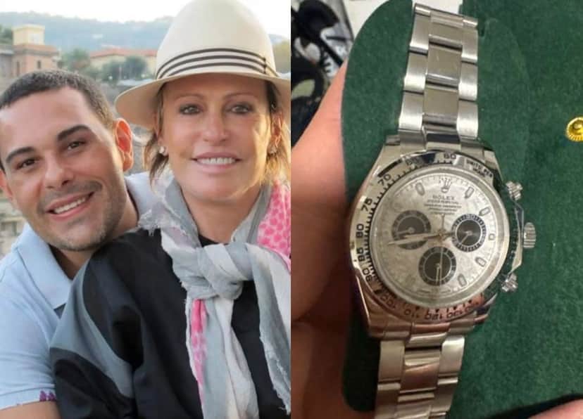 Marcelo Frisoni e Ana Maria Braga e relógio da polêmica (Foto: Reprodução / Instagram) Marcelo Frisoni e Ana Maria Braga e relógio da polêmica (Foto: Reprodução / Instagram)