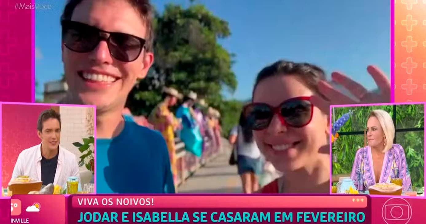 Alê Jodar e sua esposa Isabella em Paraty (Foto: Reprodução) Alê Jodar e sua esposa Isabella em Paraty (Foto: Reprodução)