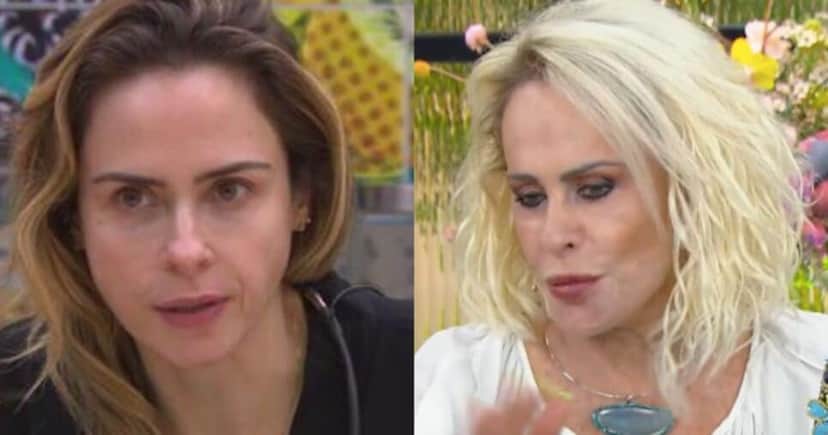 Ana Paula Renault no BBB26 e Ana Maria no Mais Você (Fotos: Reproduções / Globo) Ana Paula Renault no BBB26 e Ana Maria no Mais Você (Fotos: Reproduções / Globo)