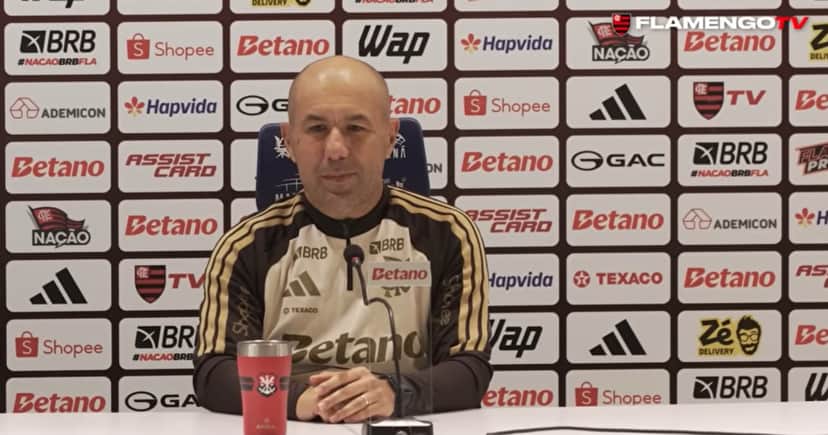 Leonardo Jardim, Flamengo (Foto: Flamengo TV) Leonardo Jardim, Flamengo (Foto: Flamengo TV)
