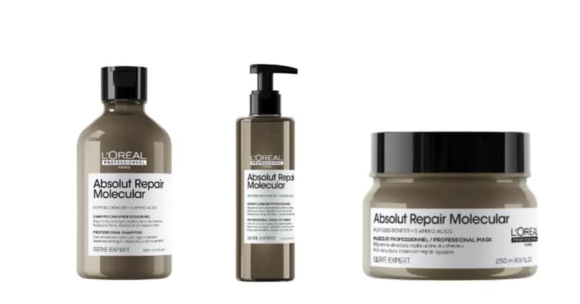 Linha Absolut Repair Molecular (Foto: L'Oréal) Linha Absolut Repair Molecular (Foto: L'Oréal)