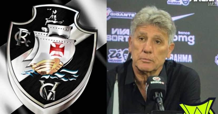 Logo do Vasco / Renato Gaúcho - Internet / Youtube Logo do Vasco / Renato Gaúcho - Internet / Youtube