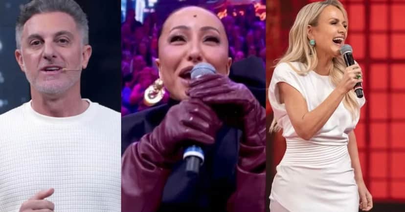 Luciano Huck, Sabrina Sato e Eliana no Domingão (Foto: Reprodução / Globo) Luciano Huck, Sabrina Sato e Eliana no Domingão (Foto: Reprodução / Globo)