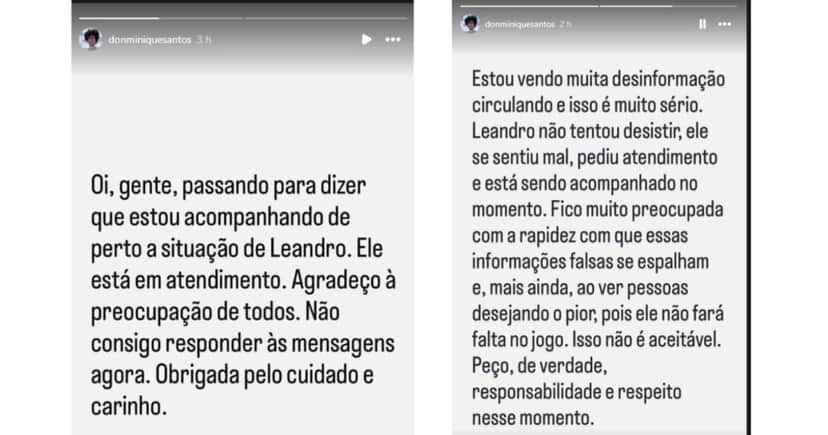Publicação de Dominique sobre Boneco, do BBB26 (Foto: Reprodução / Instagram) Publicação de Dominique sobre Boneco, do BBB26 (Foto: Reprodução / Instagram)