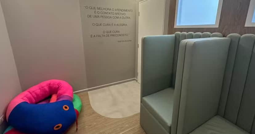 Sala sensorial que deve ser instalada em shoppings (Foto: Divulgação) Sala sensorial que deve ser instalada em shoppings (Foto: Divulgação)