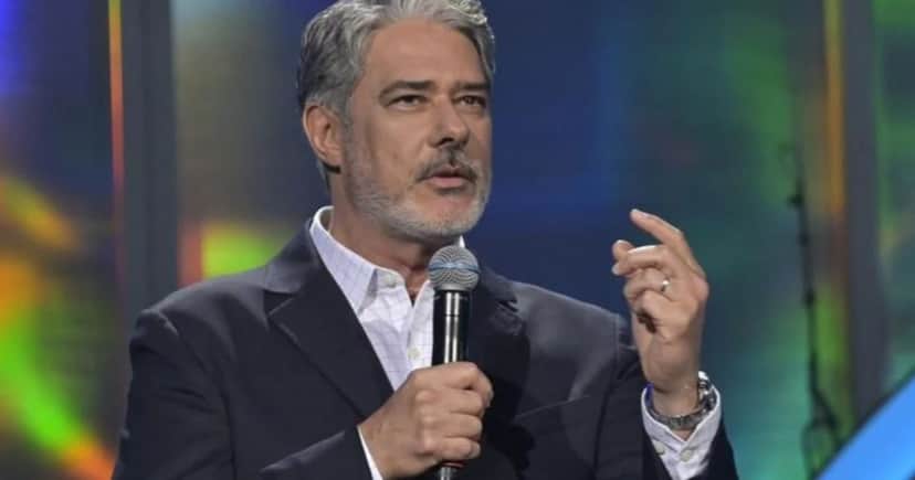 William Bonner no UpFront (Foto: Reprodução / Globo) William Bonner no UpFront (Foto: Reprodução / Globo)