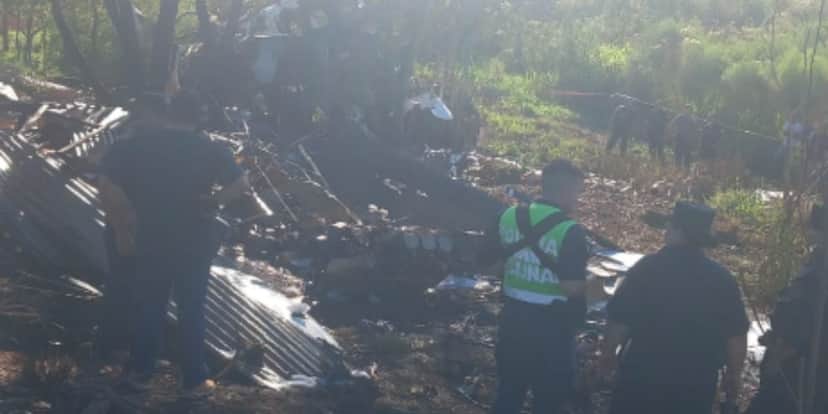 Mais imagens dos destroços do avião (Reprodução: Divulgação) Mais imagens dos destroços do avião (Reprodução: Divulgação)