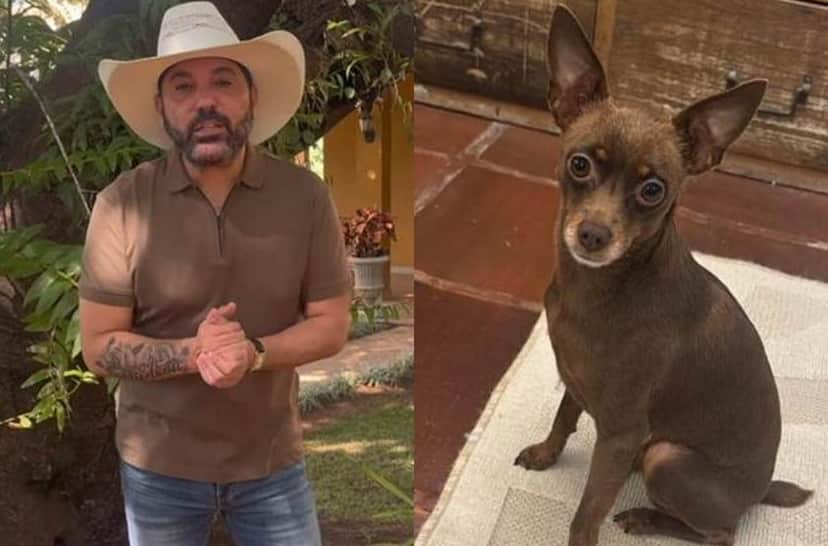 Sertanejo Edson e o cachorro Kiko (Foto: Reprodução / Instagram) Sertanejo Edson e o cachorro Kiko (Foto: Reprodução / Instagram)
