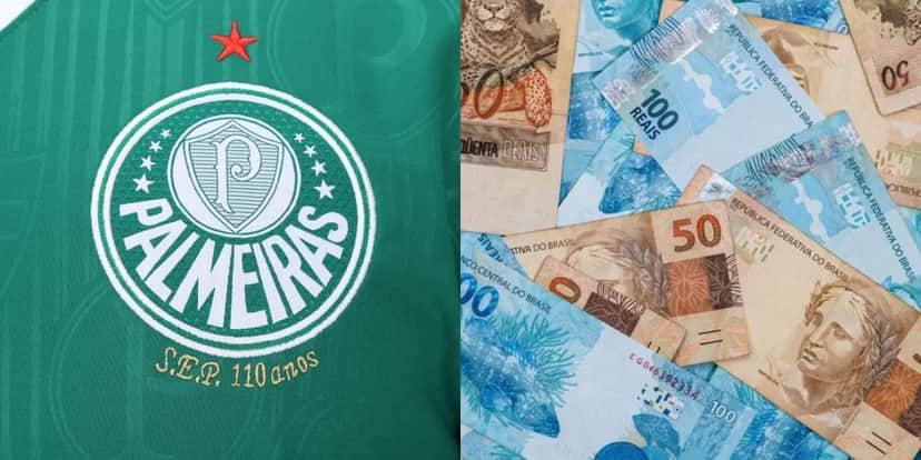 Joia do Palmeiras com maior venda do mundo (Reprodução: Montagem TV Foco) Joia do Palmeiras com maior venda do mundo (Reprodução: Montagem TV Foco)