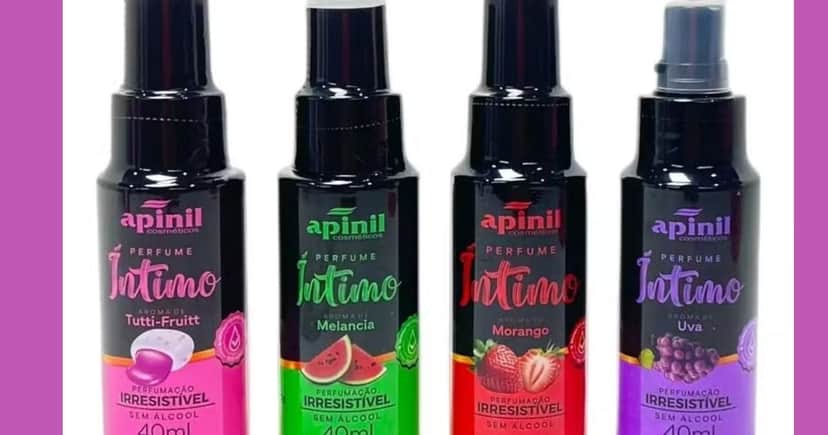Perfume íntimo da Apinil (Foto Reprodução/Internet) Perfume íntimo da Apinil (Foto Reprodução/Internet)