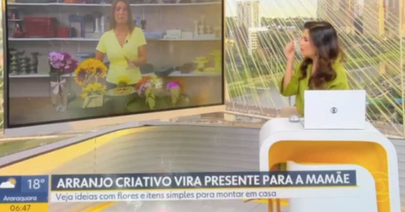 Ananda Apple e Sabina Simonato no Bom Dia São Paulo (Foto: Reprodução / Globo) Ananda Apple e Sabina Simonato no Bom Dia São Paulo (Foto: Reprodução / Globo)