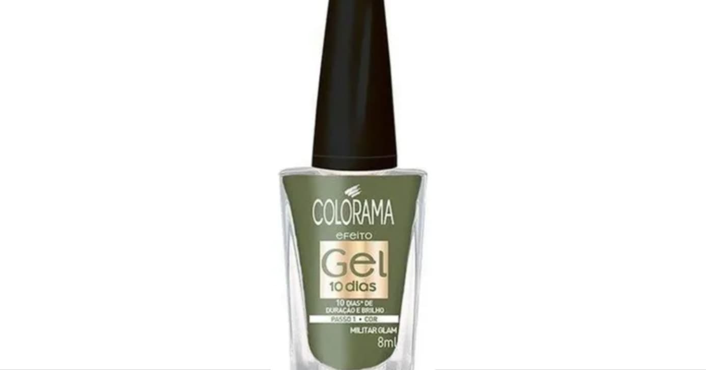 Colorama Efeito Gel Militar Glam (Foto: Reprodução/Internet) Colorama Efeito Gel Militar Glam (Foto: Reprodução/Internet)