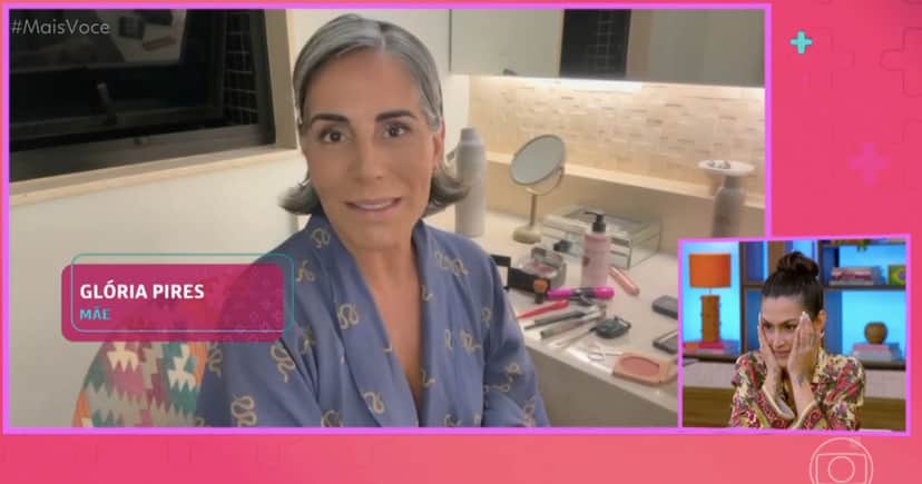 Glória Pires manda recado para Cleo Pires (Foto: Reprodução / Globo) Glória Pires manda recado para Cleo Pires (Foto: Reprodução / Globo)