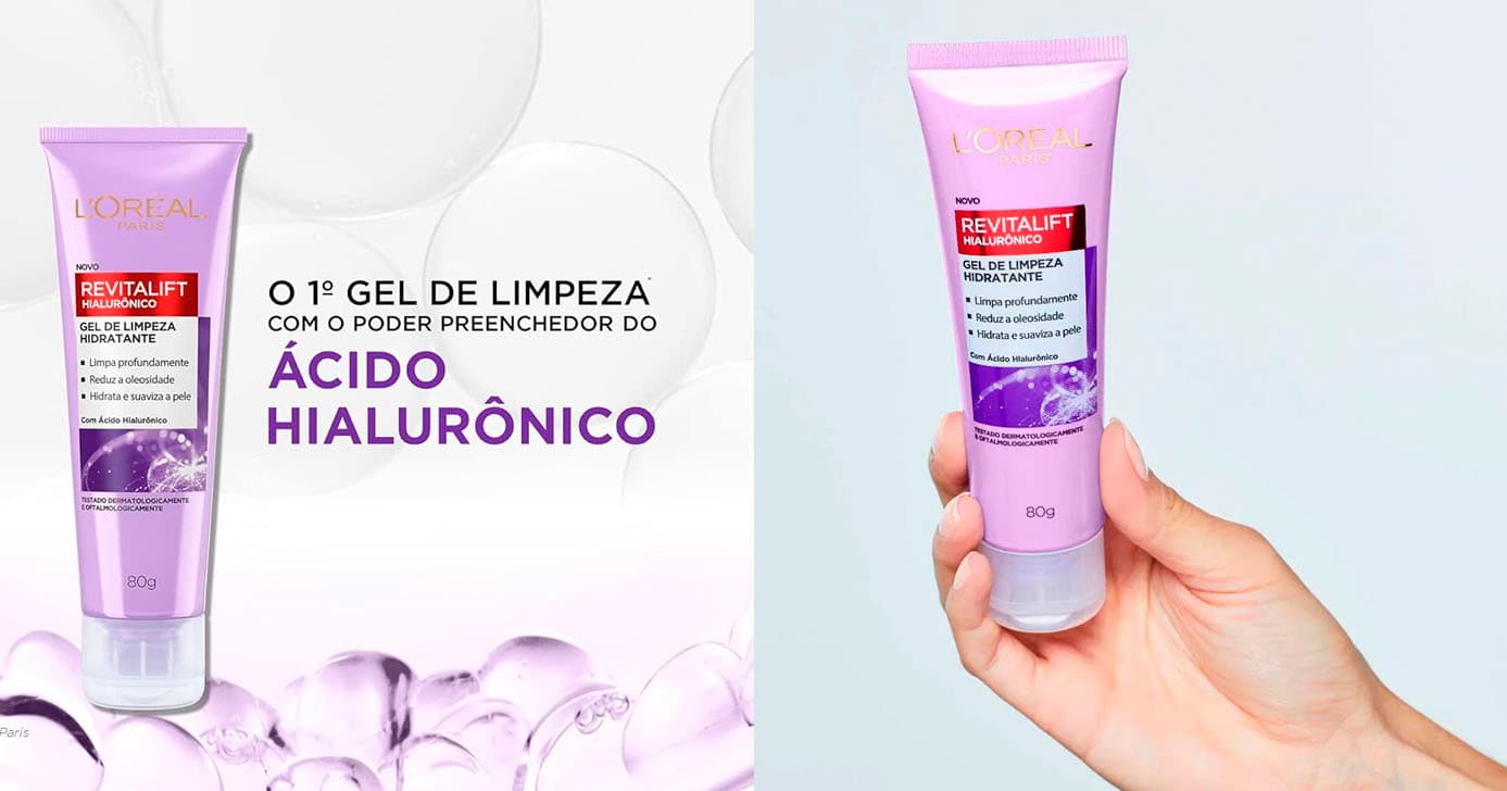 L'Oréal Hialurônico Gel de Limpeza Facial Hidratante - Para a pele (Foto: Reprodução) L'Oréal Hialurônico Gel de Limpeza Facial Hidratante - Para a pele (Foto: Reprodução)