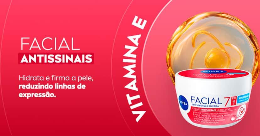 NIVEA Creme Facial Antissinais Ultraleve (Foto: Reprodução) NIVEA Creme Facial Antissinais Ultraleve (Foto: Reprodução)