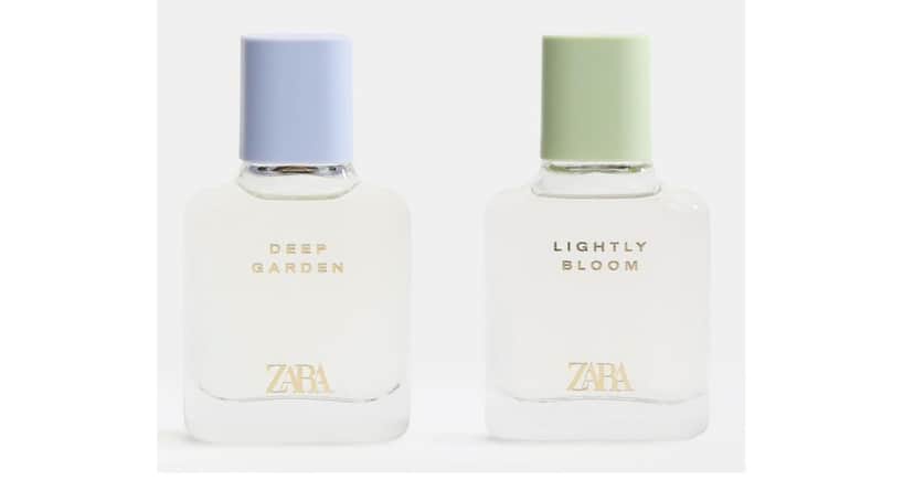 Perfumes Lightly Bloom e Deep Garden(Foto: Zara) Perfumes Lightly Bloom e Deep Garden(Foto: Zara)
