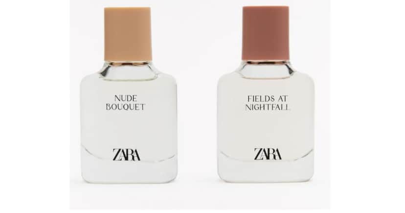 Perfumes Nude Bouquete e Fields at Nightfall (Foto: Zara) Perfumes Nude Bouquete e Fields at Nightfall (Foto: Zara)