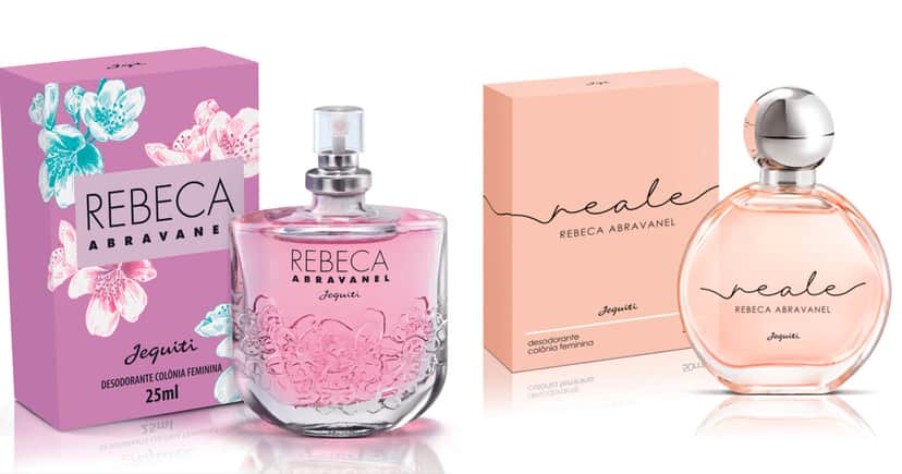 Perfumes Rebeca Abravanel Desodorante Colônia Feminina Jequiti e Rebeca Abravanel Reale Desodorante Colônia Feminina (Foto: Reprodução) Perfumes Rebeca Abravanel Desodorante Colônia Feminina Jequiti e Rebeca Abravanel Reale Desodorante Colônia Feminina (Foto: Reprodução)