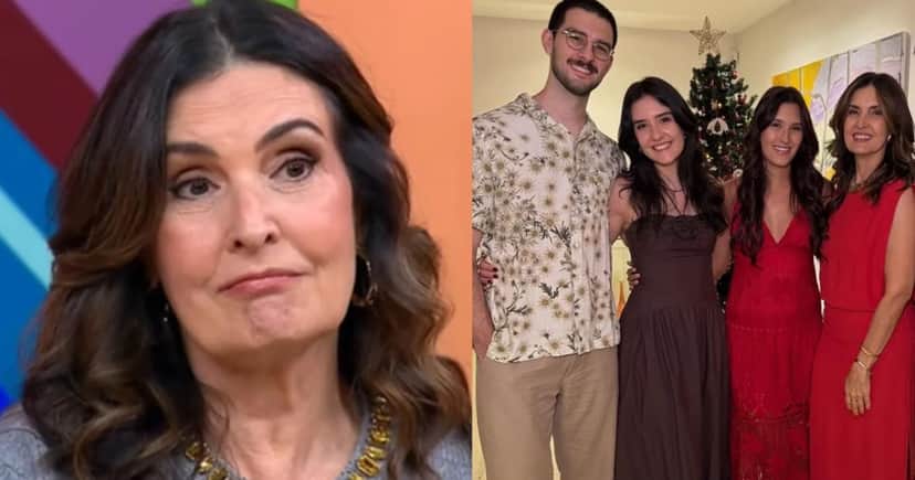 Fátima Bernardes no Sem Censura e ao lado dos filhos (Fotos: Reprodução / TV Brasil / Instagram) Fátima Bernardes no Sem Censura e ao lado dos filhos (Fotos: Reprodução / TV Brasil / Instagram)