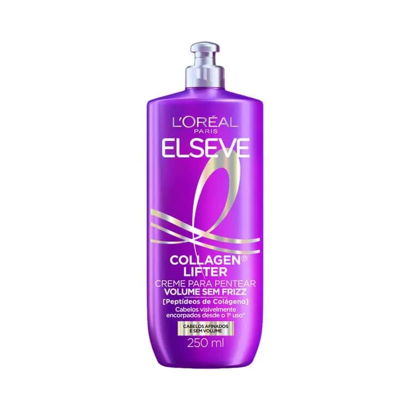 Creme para pentear Elseve Collagen Lifter traz volume ao cabelo e acaba o frizz (Foto: Reprodução/ Internet) Creme para pentear Elseve Collagen Lifter traz volume ao cabelo e acaba o frizz (Foto: Reprodução/ Internet)