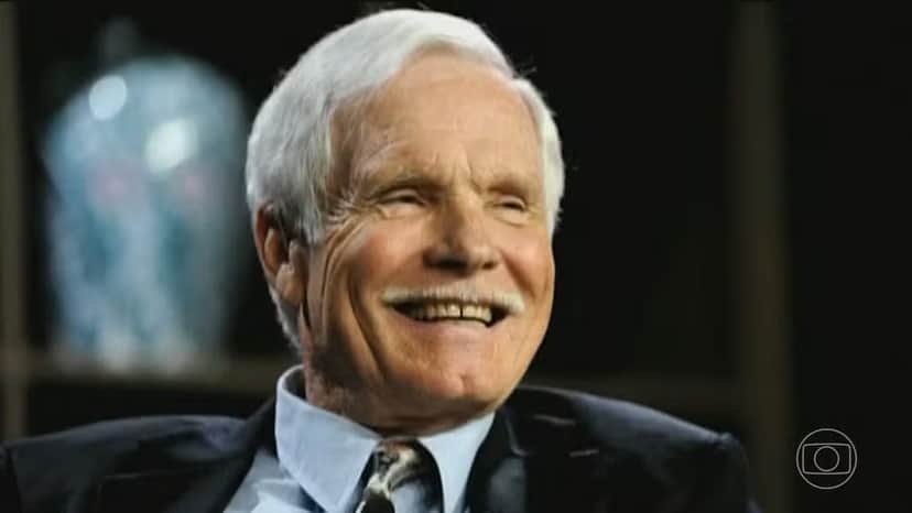 Heraldo Pereira confirmou a morte de Ted Turner aos 87 anos (Foto: Jornal Nacional/ Reprodução) Heraldo Pereira confirmou a morte de Ted Turner aos 87 anos (Foto: Jornal Nacional/ Reprodução)