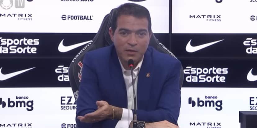 Marcelo Paz, executivo no Corinthians - (Reprodução: Youtube) Marcelo Paz, executivo no Corinthians - (Reprodução: Youtube)