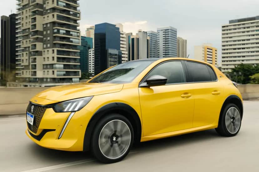 Peugeot e-208 era feito na Europa (Foto: Divulgação) Peugeot e-208 era feito na Europa (Foto: Divulgação)