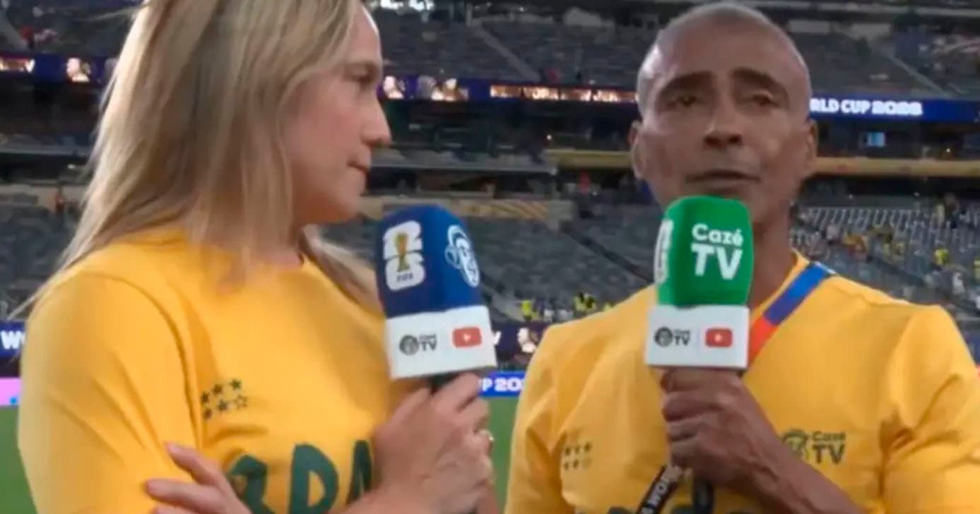 A fala de Romário sobre Fernanda Gentil reacende discussão sobre mulheres no esporte (Foto: Reprodução) A fala de Romário sobre Fernanda Gentil reacende discussão sobre mulheres no esporte (Foto: Reprodução)