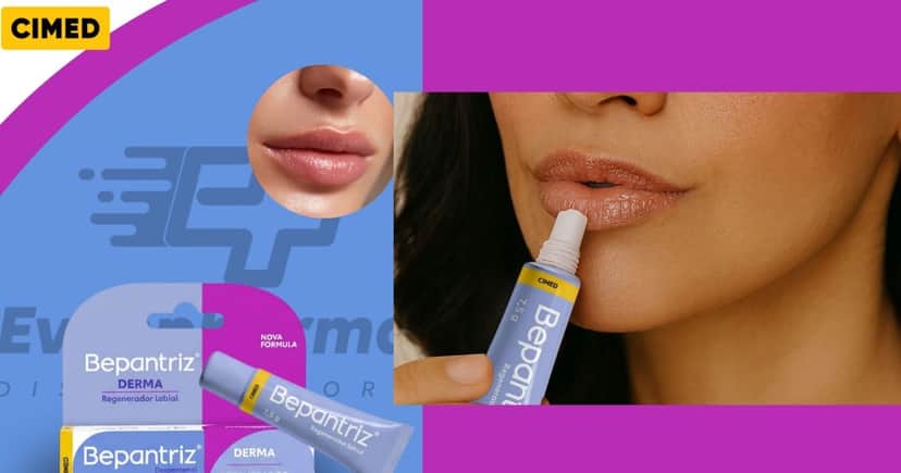 Bepantriz labial (Foto Reprodução/Montagem/Lennita/TV Foco/Canva/Shopee) Bepantriz labial (Foto Reprodução/Montagem/Lennita/TV Foco/Canva/Shopee)