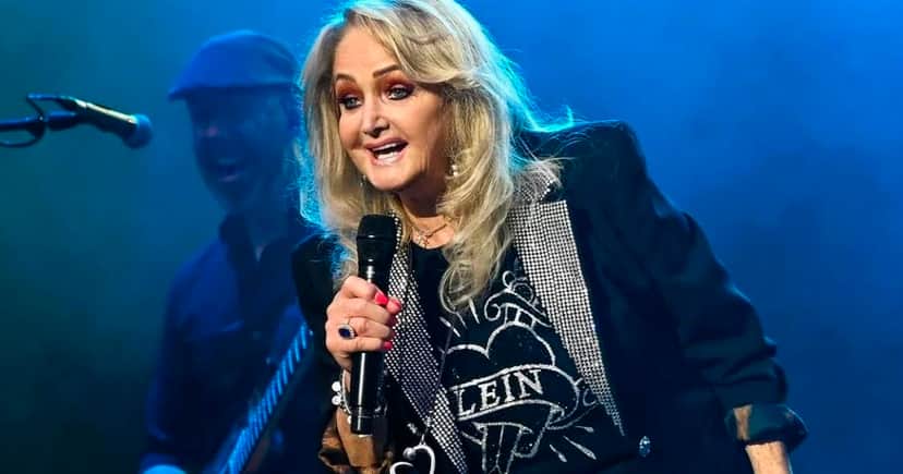 Cantora Bonnie Tyler (Foto: Reprodução) Cantora Bonnie Tyler (Foto: Reprodução)