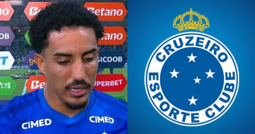 Christian e logo do Cruzeiro (Foto: Reprodução/Internet) Christian e logo do Cruzeiro (Foto: Reprodução/Internet)