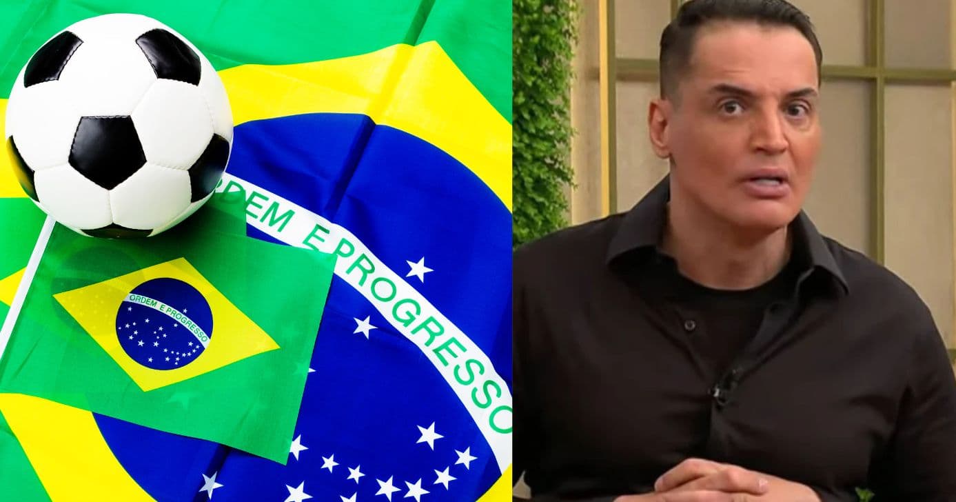 Ilustração Seleção Brasileira e Leo Dias no Melhor da Tarde (Fotos: Reproduções / Canva / Band) Ilustração Seleção Brasileira e Leo Dias no Melhor da Tarde (Fotos: Reproduções / Canva / Band)