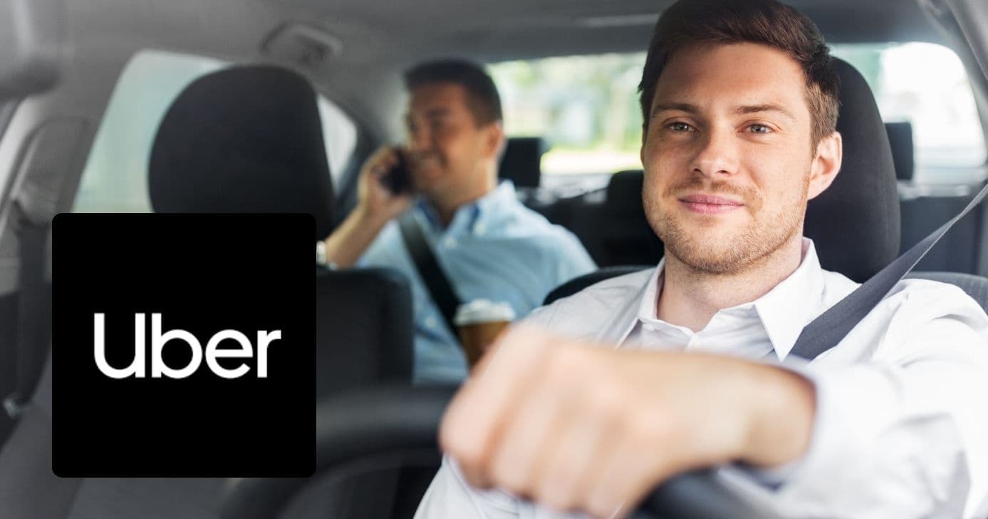 Ilustração motorista de aplicativo e logo Uber (Foto: Montagem TV Foco / Canva / Internet) Ilustração motorista de aplicativo e logo Uber (Foto: Montagem TV Foco / Canva / Internet)