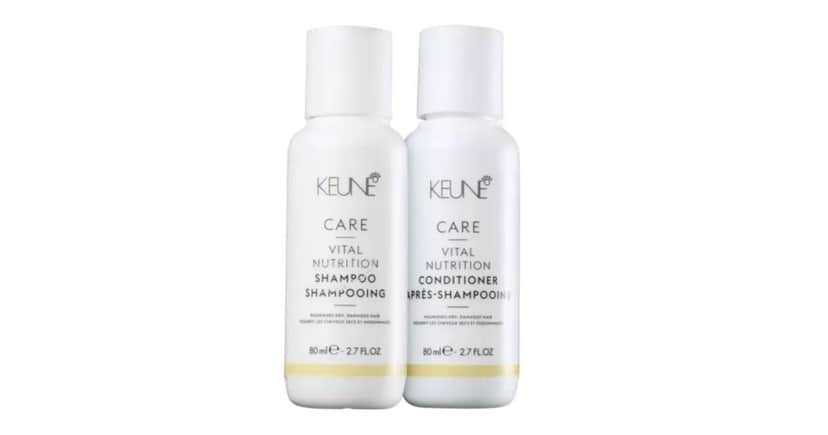 Kit de viagem Vital Nutrition (Foto: Keune) Kit de viagem Vital Nutrition (Foto: Keune)
