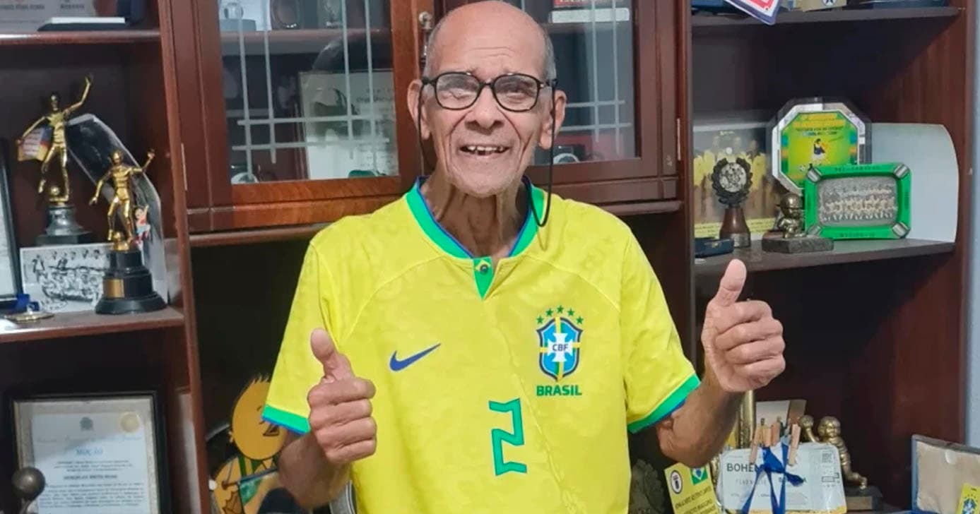 Luto- Morre estrela Brito, zagueiro campeão mundial em 70 (Foto: Reprodução) Luto- Morre estrela Brito, zagueiro campeão mundial em 70 (Foto: Reprodução)