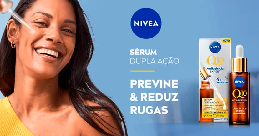 NIVEA Q10 Sérum Dupla Ação (Foto: Reprodução) NIVEA Q10 Sérum Dupla Ação (Foto: Reprodução)