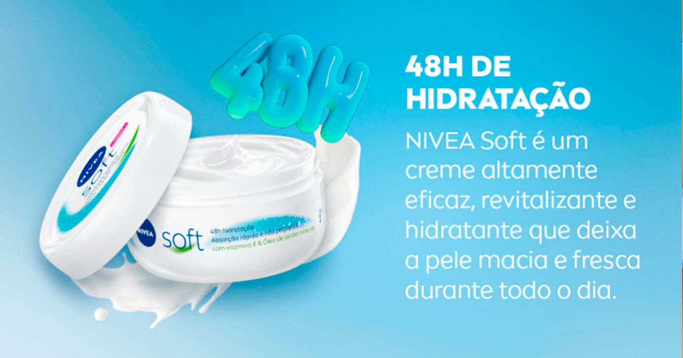 NIVEA Soft - Creme Hidratante (Foto: Reprodução) NIVEA Soft - Creme Hidratante (Foto: Reprodução)
