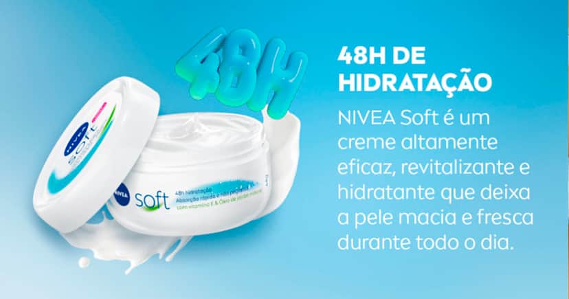 NIVEA Soft - Creme Hidratante (Foto: Reprodução) NIVEA Soft - Creme Hidratante (Foto: Reprodução)