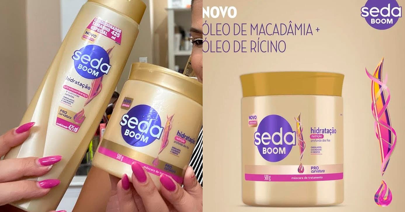 SEDA BOOM HID MASCARA DE TRATAMENTO 500G (Foto: Reprodução) SEDA BOOM HID MASCARA DE TRATAMENTO 500G (Foto: Reprodução)