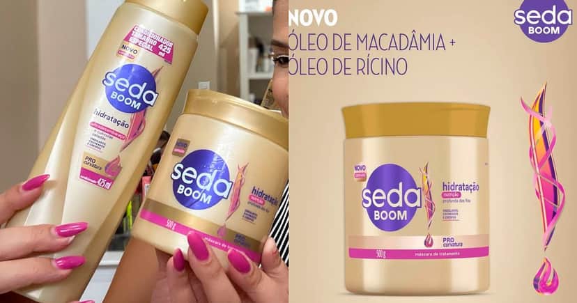 SEDA BOOM HID MASCARA DE TRATAMENTO 500G (Foto: Reprodução) SEDA BOOM HID MASCARA DE TRATAMENTO 500G (Foto: Reprodução)