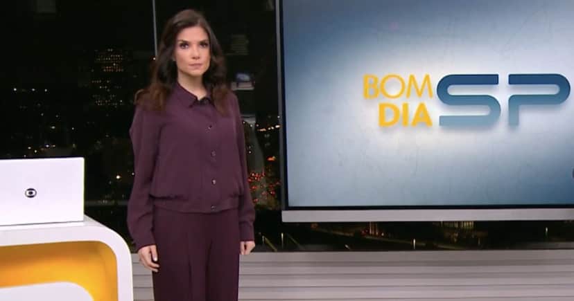 Sabina Simonato no Bom Dia São Paulo (Foto: Reprodução / Globo) Sabina Simonato no Bom Dia São Paulo (Foto: Reprodução / Globo)