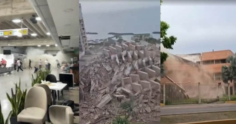 Tiago Scheuer atualiza informações sobre terremoto na Venezuela (Fotos: Reproduções / Globo) Tiago Scheuer atualiza informações sobre terremoto na Venezuela (Fotos: Reproduções / Globo)