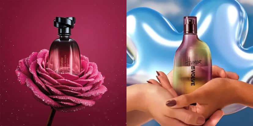 Floratta Rose Sucrée, Boticário e Humor Leve, Natura (Reprodução: Divulgação) Floratta Rose Sucrée, Boticário e Humor Leve, Natura (Reprodução: Divulgação)
